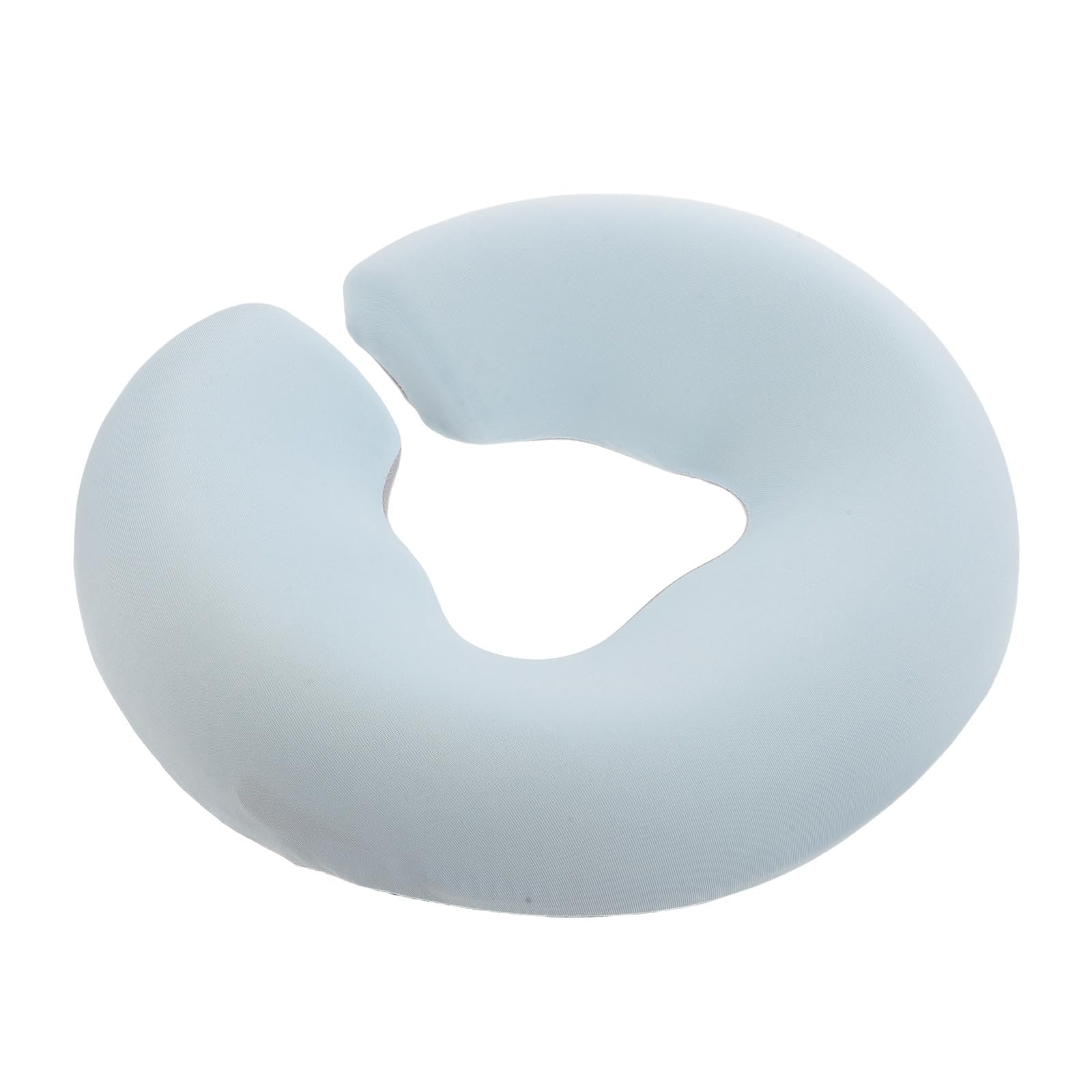 Cojín facial para cama de masaje con espuma ergonómica y tejido azul 8