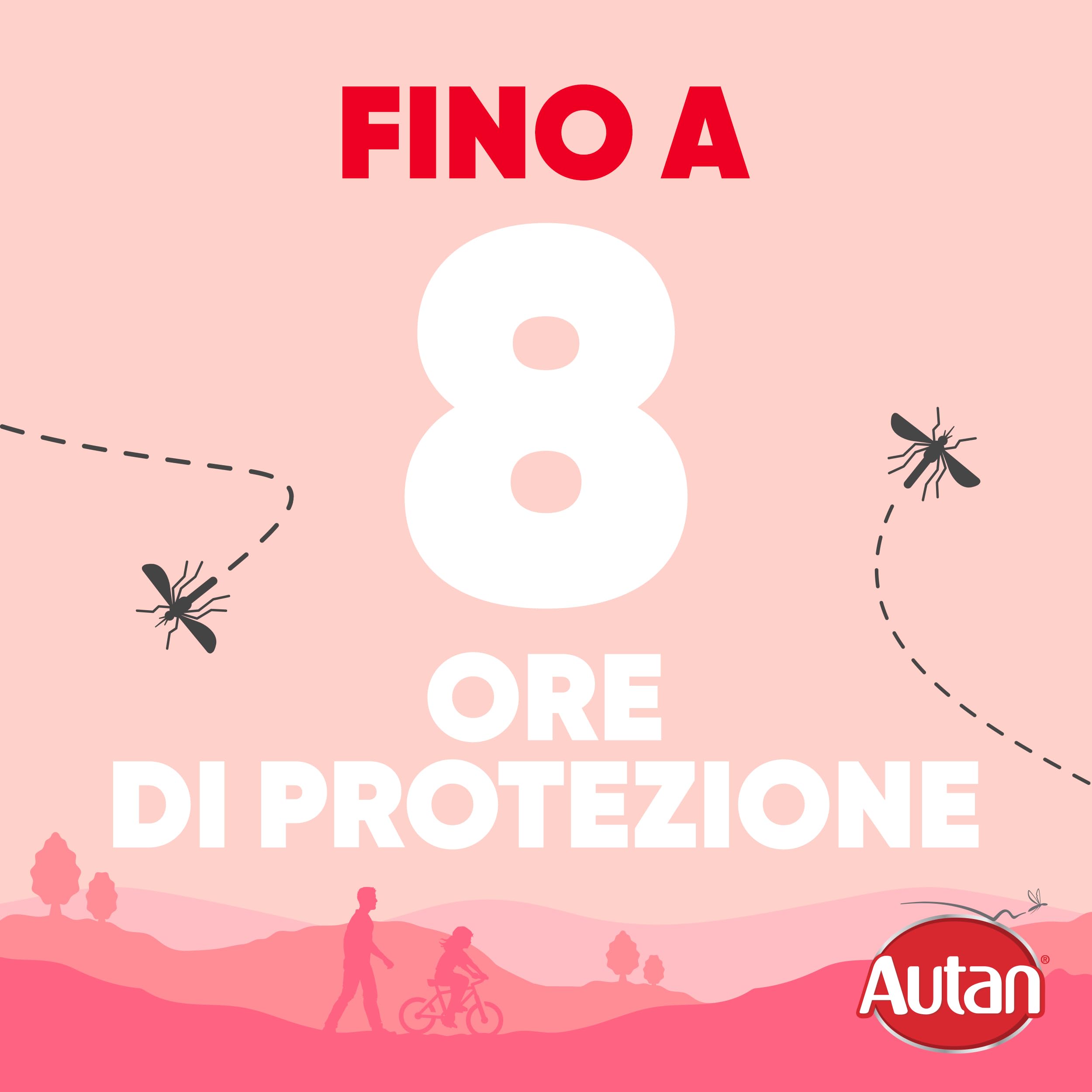 Autan Kids Vapo Spray Antizanzare Repellente Zanzare 100ml Protezione 8 ore Bambini 12 mesi