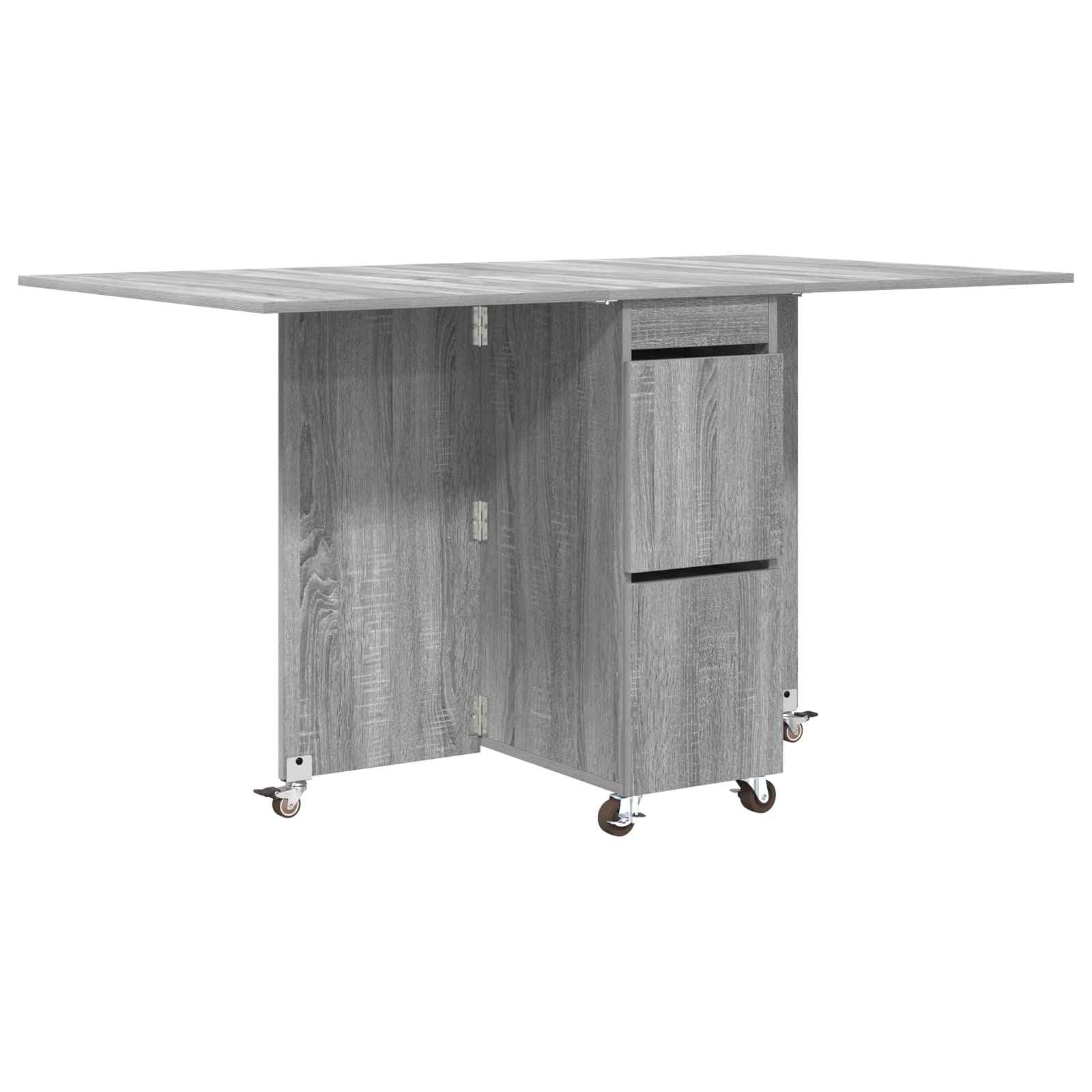 Mesa plegable que ahorra espacio 140x80 cm ideal para apartamentos y comedores pequeños