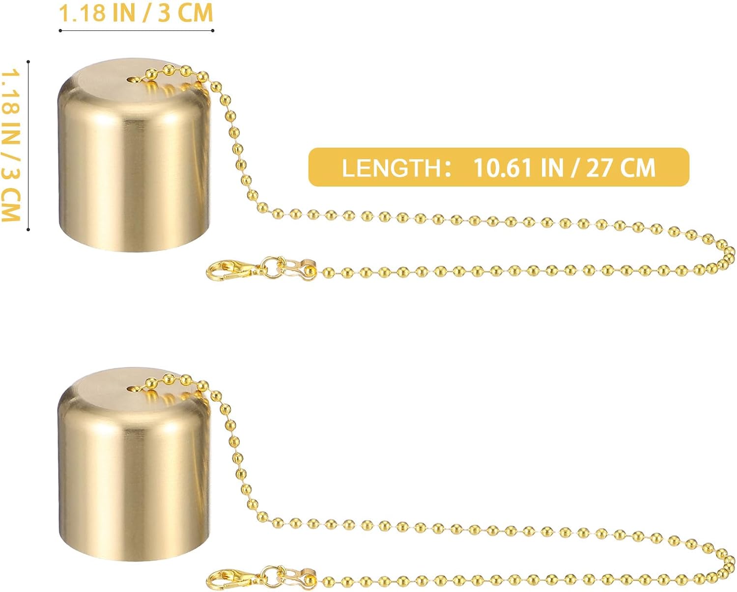 Brass Lampshade Oil Lamp Snuffer Metal Candle Snuffer Caps for Jar and Big Candles Flame Wick Cover Put Out Tool image 2