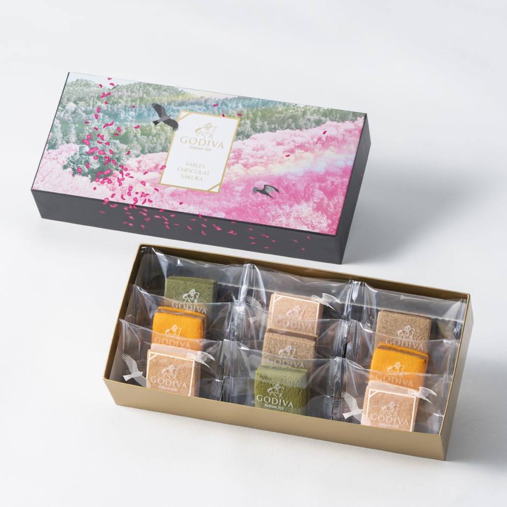 ねぬ Amazon | ワイトデー ゴディバ（GODIVA）サブレショコラ 桜 アソート