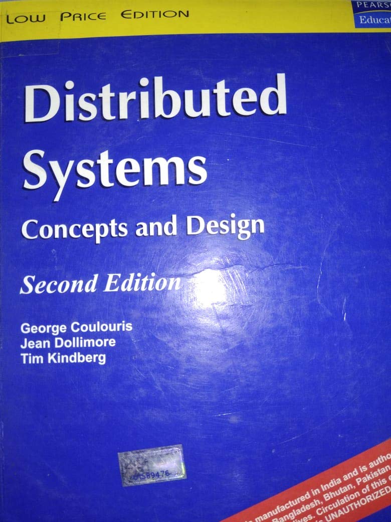 Amazon.in: Buy DISTRIBUTED SYSTEMS CONCEPTS AND DESIGN (SECOND EDITION ...