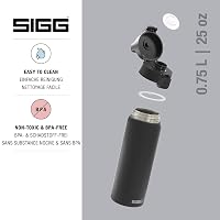 Sticlă din oțel inoxidabil SIGG Shield ONE pentru băuturi carbogazoase - negru - 750 ml 3