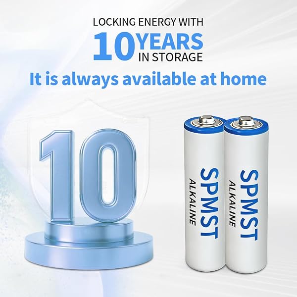 AA Alkaline Batteries 1.5V - Double AA Alkaline Batteries for Durable Daily Household Electronics (40-Pack) - 2