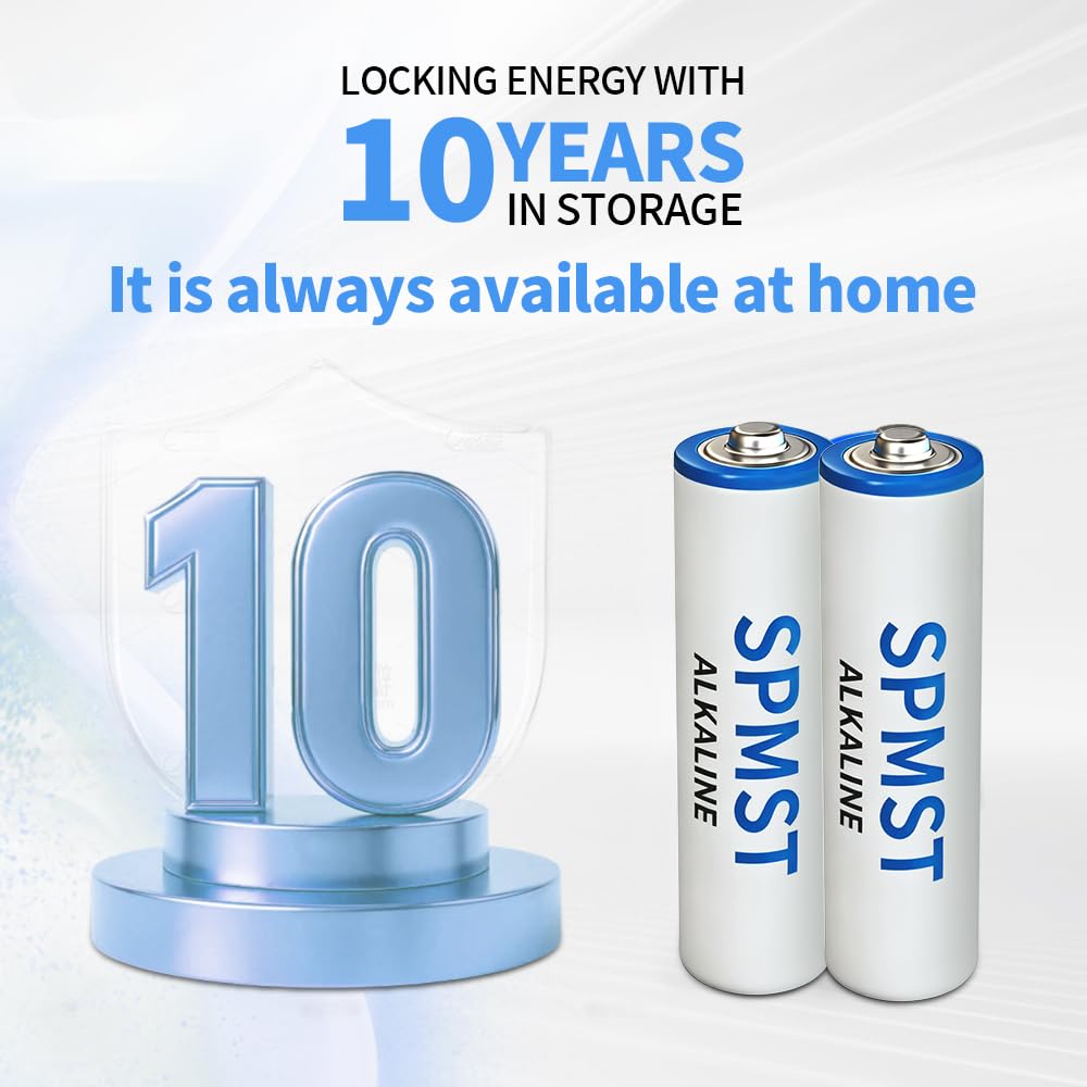AA Alkaline Batteries 1.5V - Double AA Alkaline Batteries for Durable Daily Household Electronics (40-Pack) — view 2