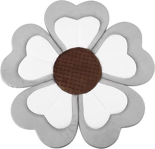PandaEar Suave flor de baño de bebé para fregadero recién nacido, almohadilla de baño portátil para bebé, cojín de bañera, tapete de baño seguro
