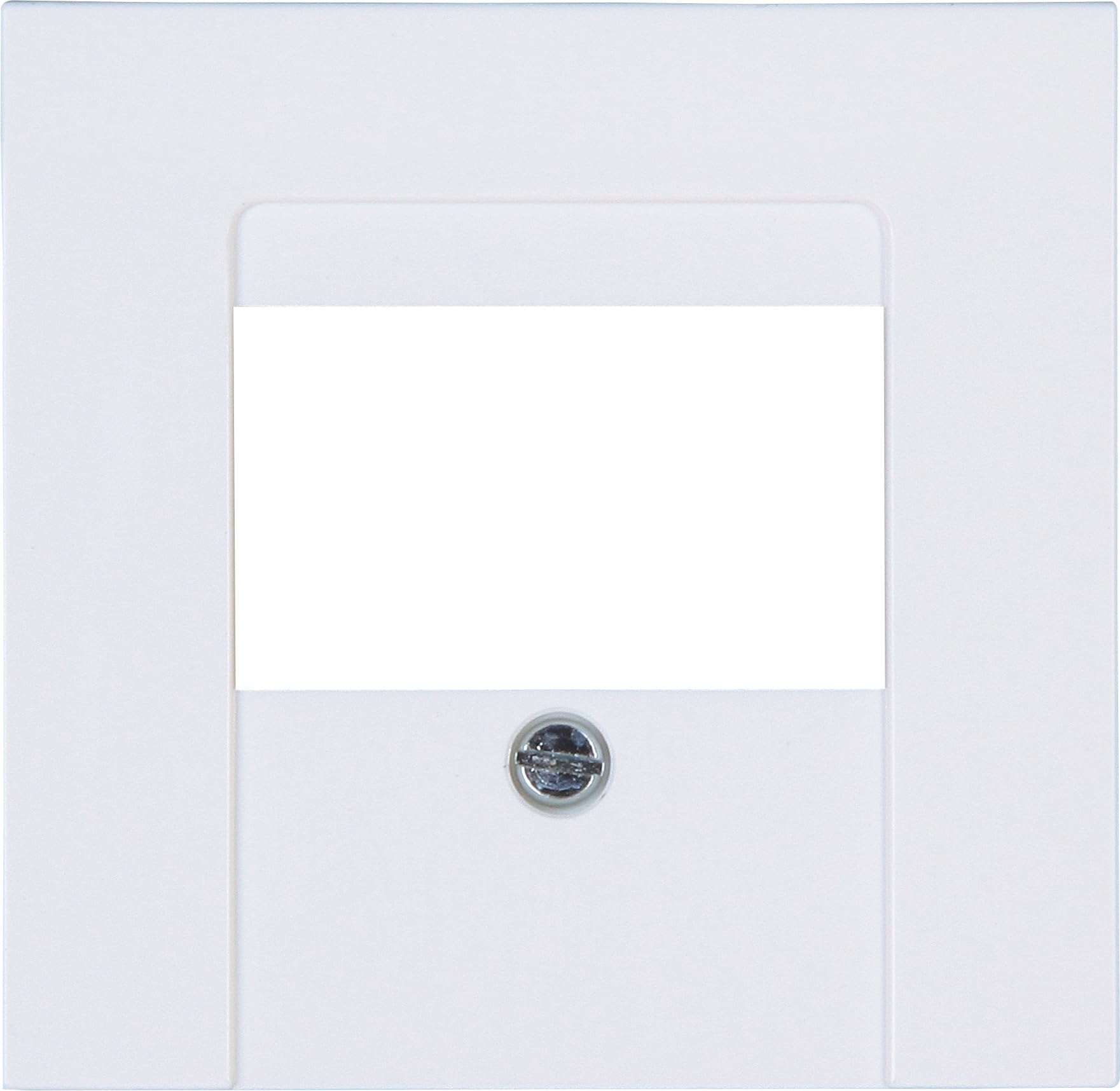 Kopp HK07 Lot de 5 couvercles TDO Blanc arctique mat, enjoliveur central encastrable