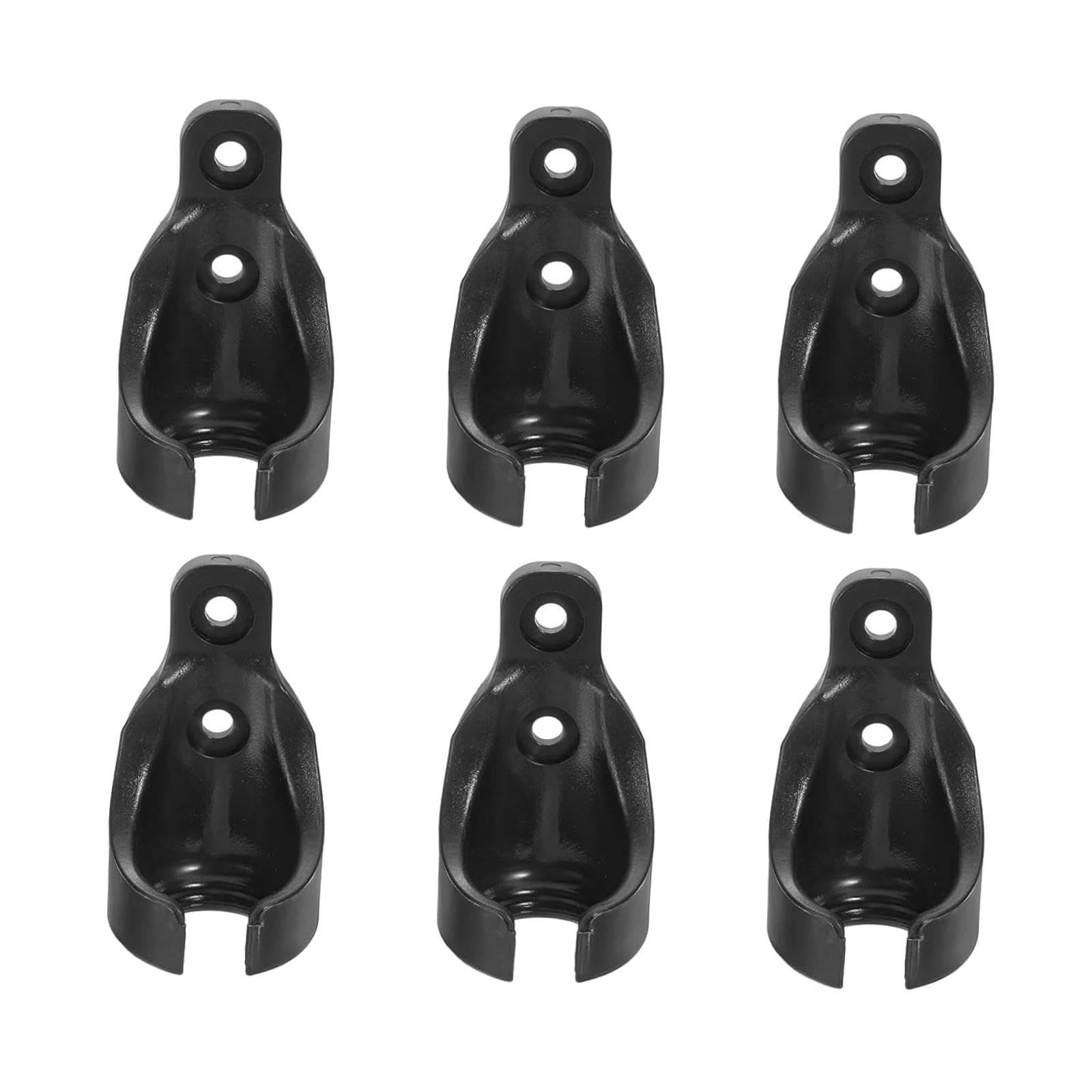 Cuerda elástica para repuestos de exterior en pack de 6 unidades individuales color negro
