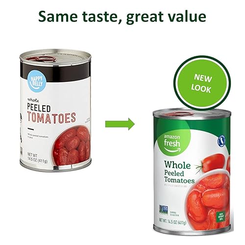 Vista 22 de Marca Yaxa – Tomates en cubitos Happy Belly en jugo de tomate, 28 onzas