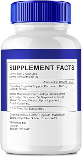 Miniatura 2 de Suplemento cerebral Neuro Fortis Pro - Fórmula oficial Neuro Fortis Pro - NeuroFortis Pro Extra Strength con extracto de ginkgo biloba, extracto de