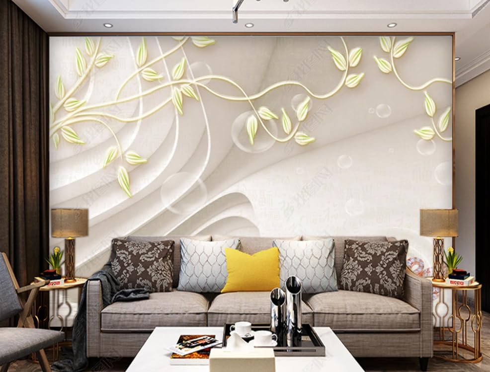 Papier peint intissé motifs bijoux décoration murale haut de gamme