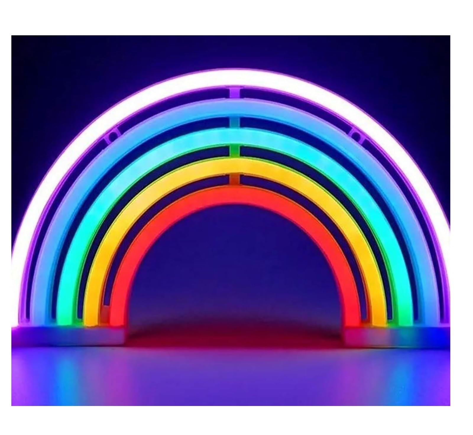 Aextroi neon Lights Sign Neon Sign for Rainbow Shaped,Lamp for Party and Holiday Decoration(Neon-6)