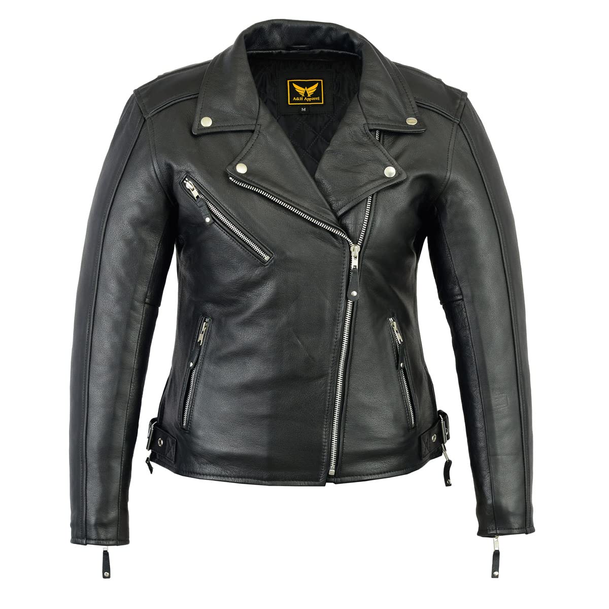 A&H Apparel Women's Leather Jacket