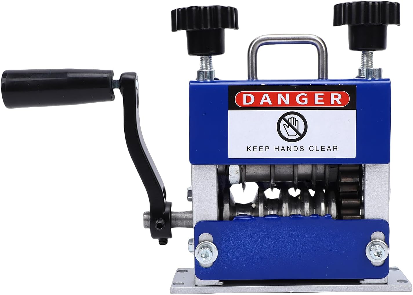 Wire Stripper Machine, Professional Hand Crank Drill Powered Electrical Wire Stripper, 6 Holes for Cables, Ideal for Stripping