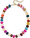 LILIE&WHITE Resin Chunky Beaded Necklace for Women Minimalistic Modern Statement Necklace Jewelry Accessories Mothers Day Gift Birthday Gift for Women
