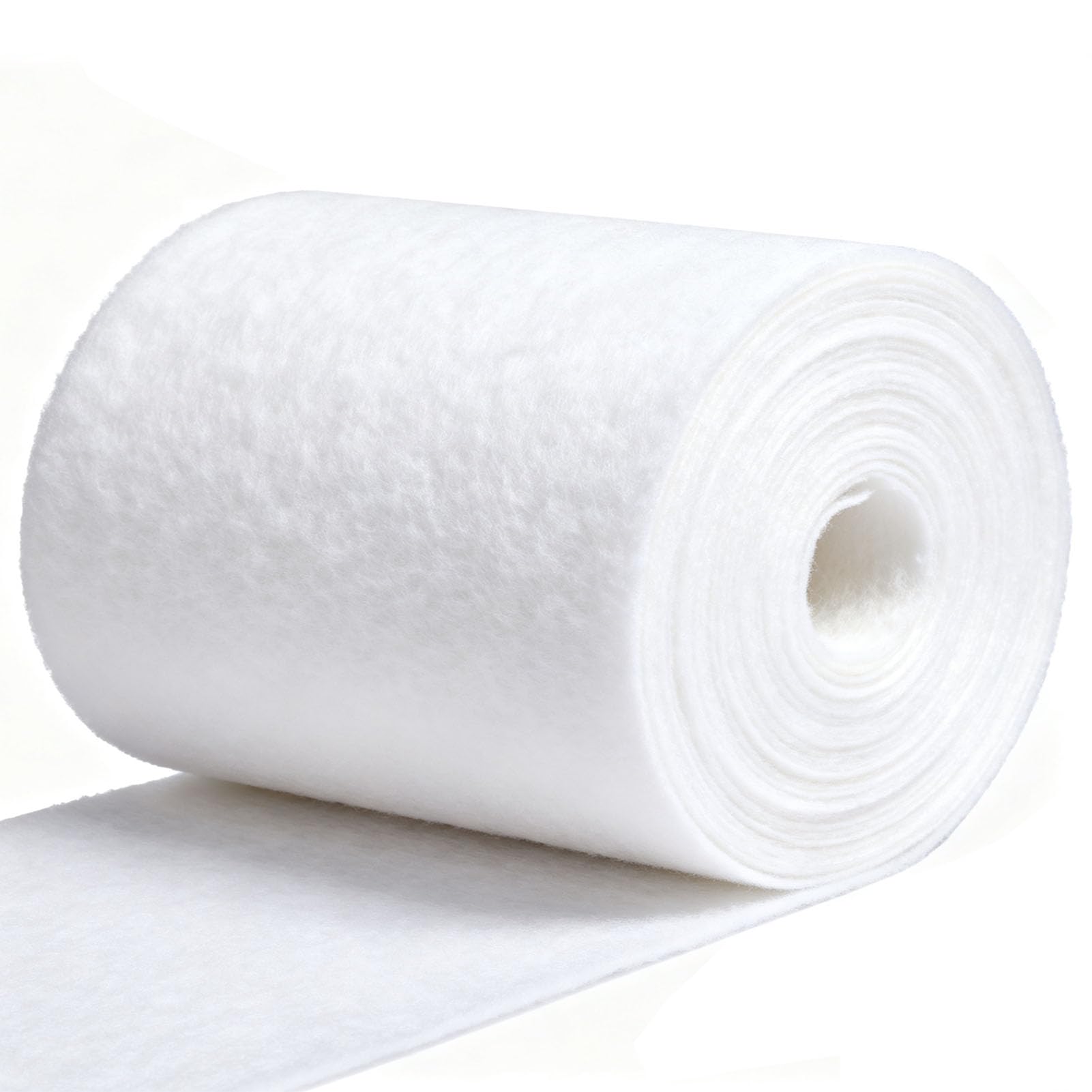 Rollo de algodón filtrante de Alta Densidad para acuarios y fábricas, 1 x 20 m, de 5 mm a 20 mm de Espesor, Ideal para Sistemas de filtración de Aire y Agua.