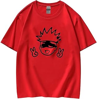 Japanese Anime Jujutsu Kaisen T Shirt Gojo Satoru Cute Print Harajuku T Shirts Unisex Short Sleeves