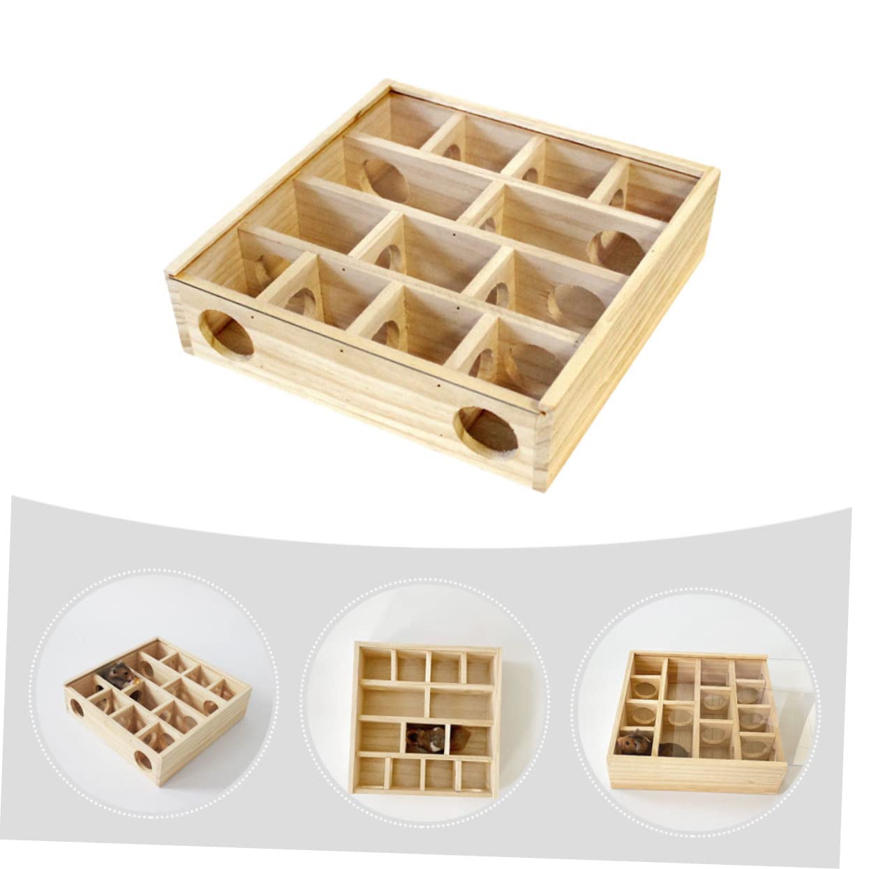 Happyyami Hamster Spielzeug Labyrinth für Kleine Haustiere im Haushalt