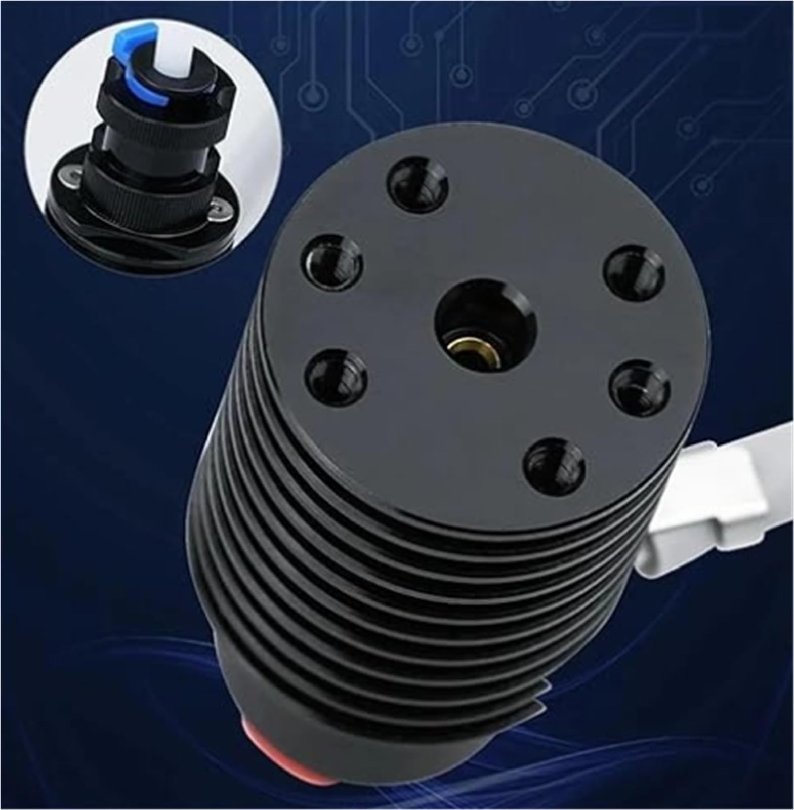 Kit Hotend V6, Compatible con Revo Impresora 3D Boquilla Latón Calefactor | Incluye boquilla latón, sensor termistor 104Nt, radiador de aluminio