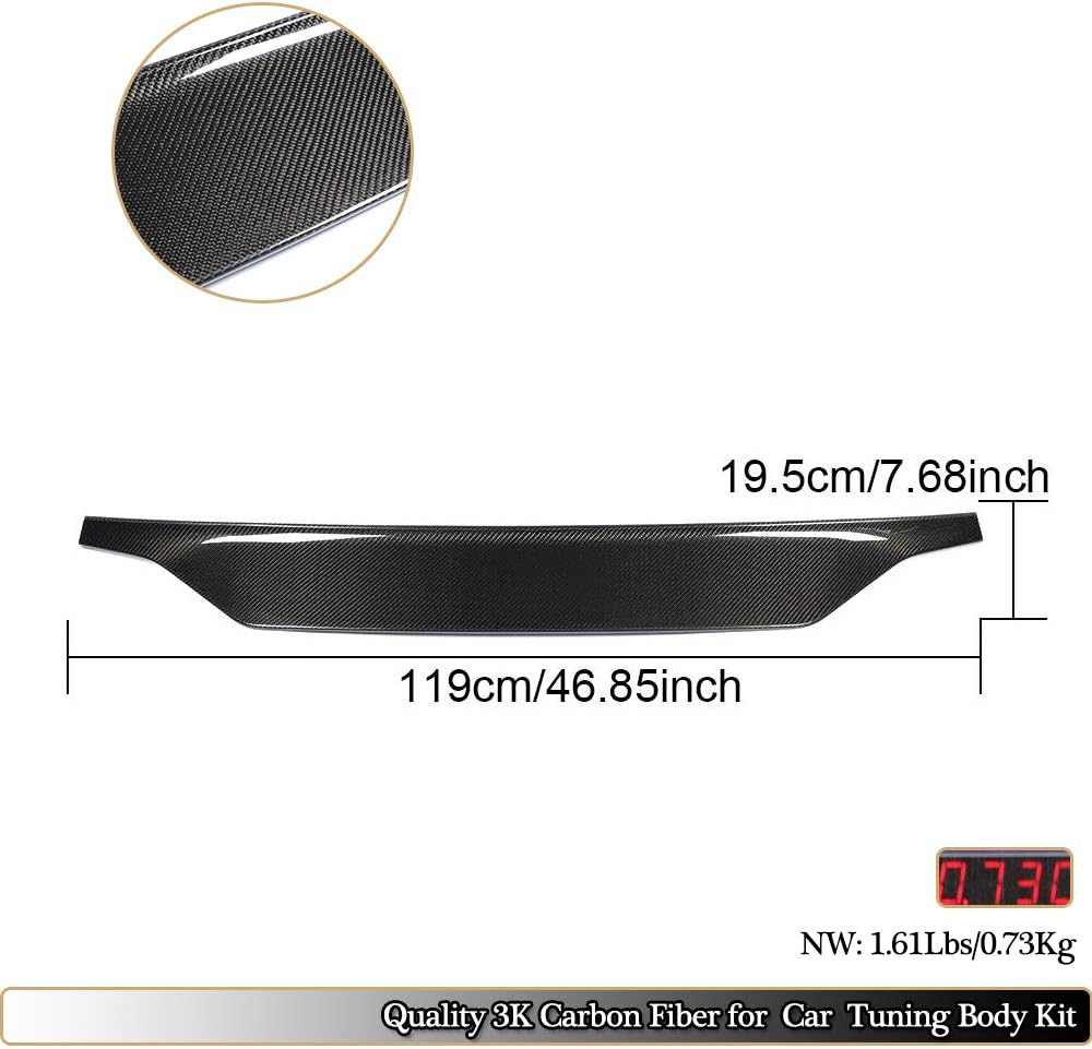 Trunk Spoiler fits Audi RS5 Coupe 2013-2016 Factory Outlet Carbon Fiber CF Rear Boot Lid Highkick Spoiler Wing Lip