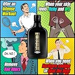 Joongsim Ulul Body Attack Mens Sports Massage Shower Gel Cool Menthol Remove Odor Mint Scent Body Wash 6.76 fl. oz - Image 4
