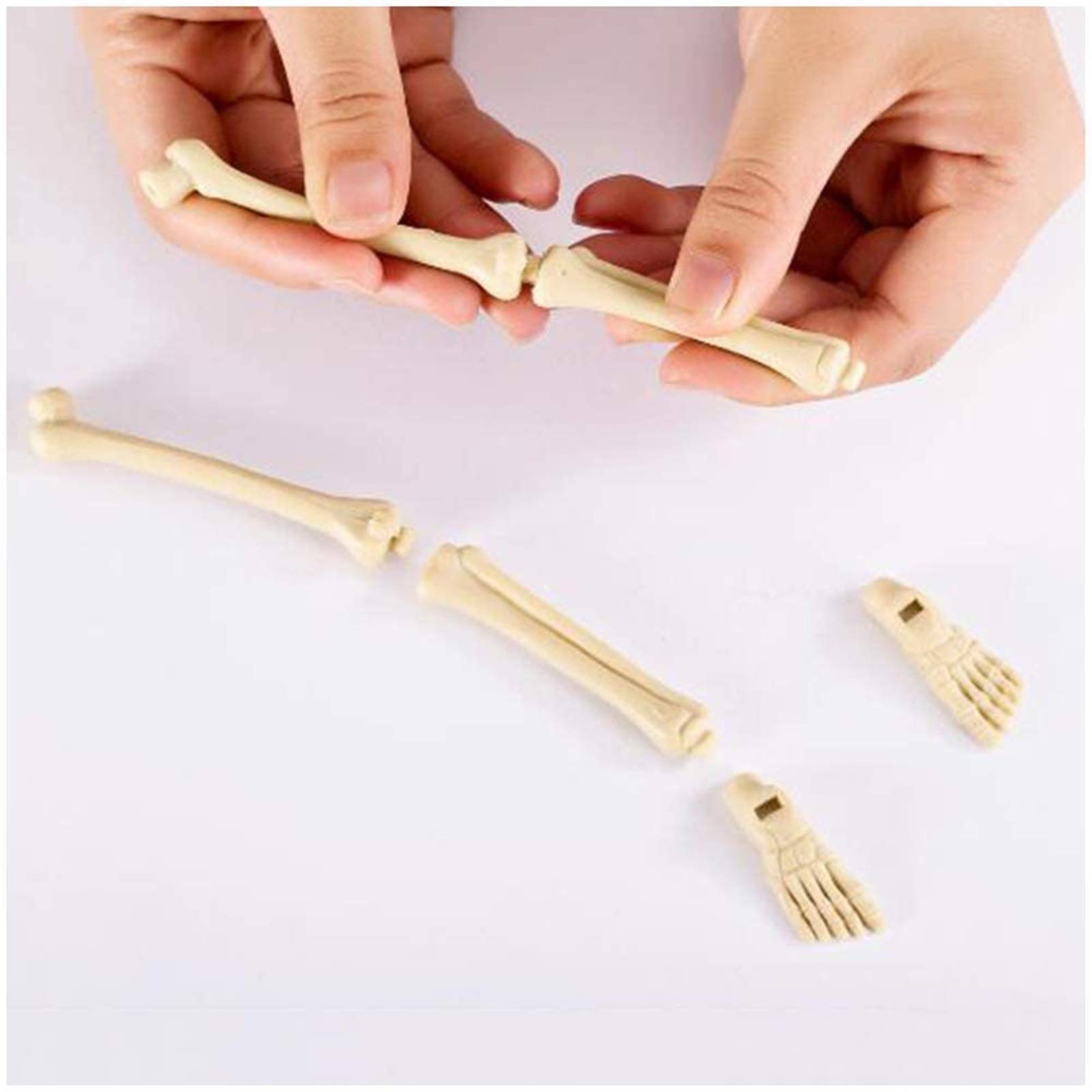 Mini model szkieletu ludzkiego do anatomii, zestaw do montażu szkieletu z PVC o przekątnej 17,7 cala ze stojakiem, narzędzie do nauczania