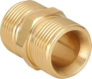 Adaptador de lavadora de pressão, adaptador M22 resistente a alta pressão para jardim para lavadora de alta pressão M22