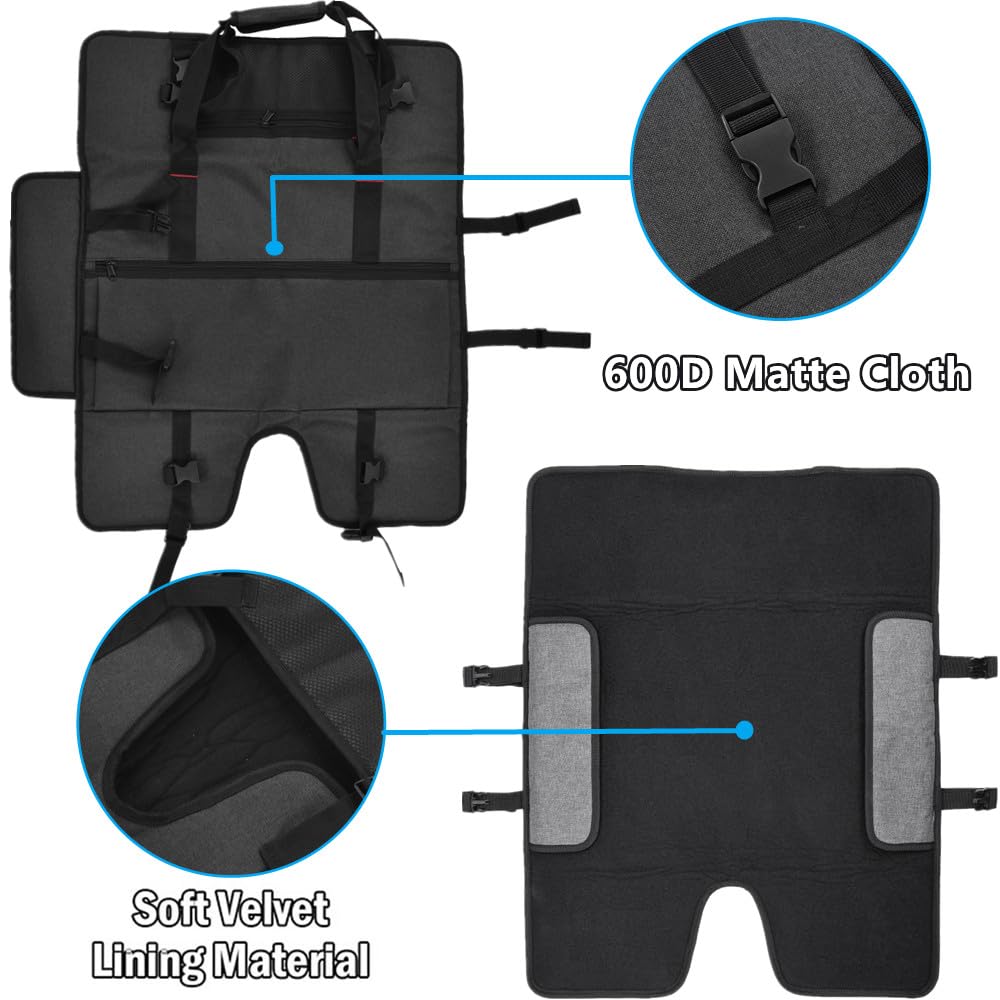 Funda de transporte para monitor de 24 pulgadas LCD, bolsa de almacenamiento protectora, portátil, Black