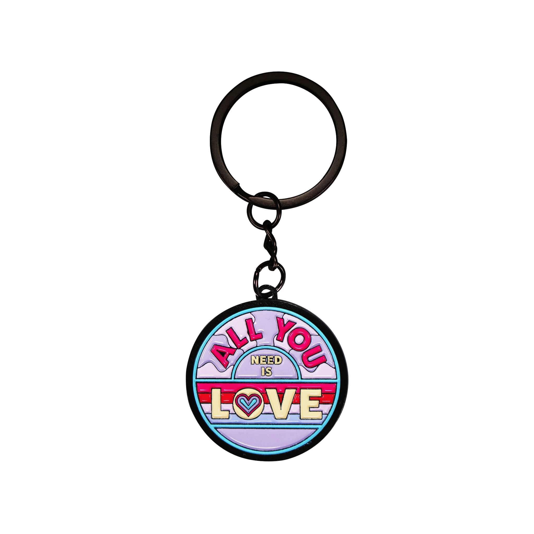 The Beatles Metal Keyring - All You Need is Love