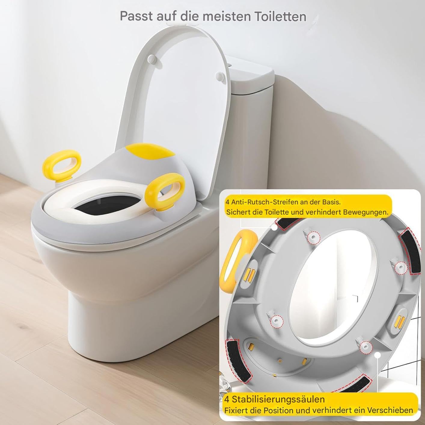 Báter De Entrenamiento Para Bebés Orinal Infantil De Aprendizaje | Con Taburete Acolchado Para Niños 1-6 Años Guardería Hogar Dormitorio Hotel Viajes