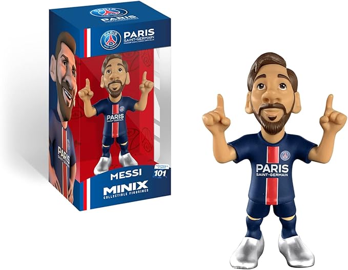 Figura Minix de Lionel Messi del PSG de 12 cm