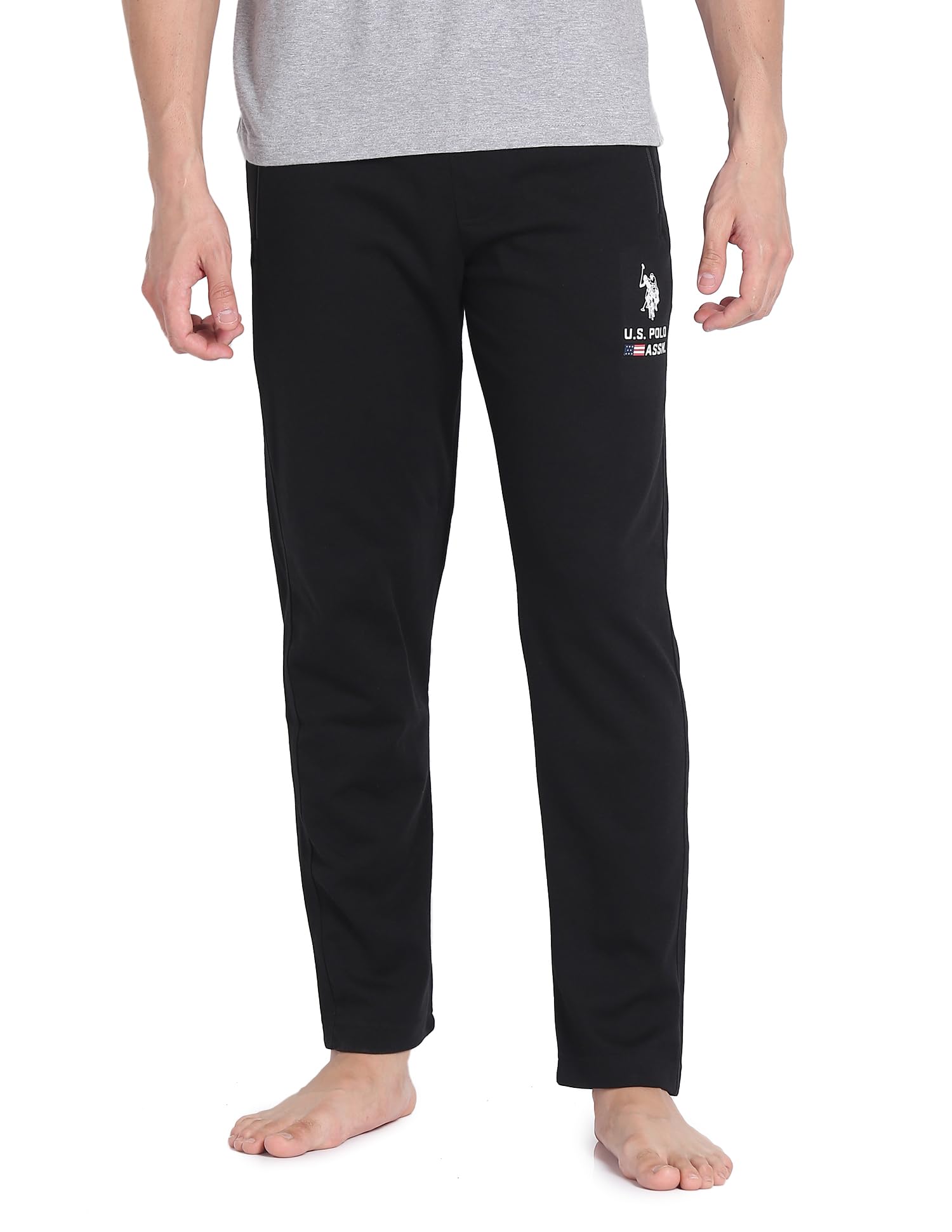 u.s. polo assn. Men's Relaxed Fit Mid Rise Track Pant-picture-25