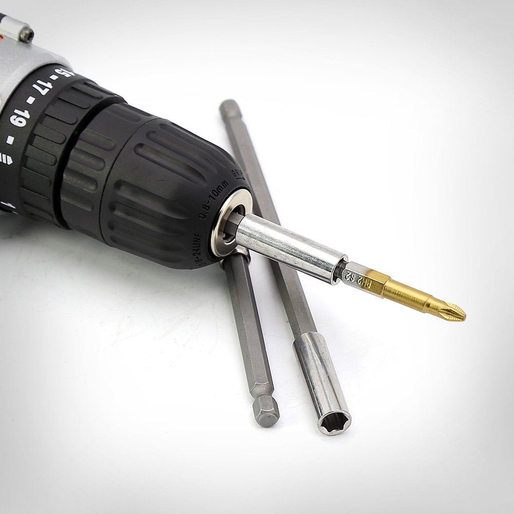 6st 1/4 tot 4mm Bitadapter, 6,35mm tot 4mm