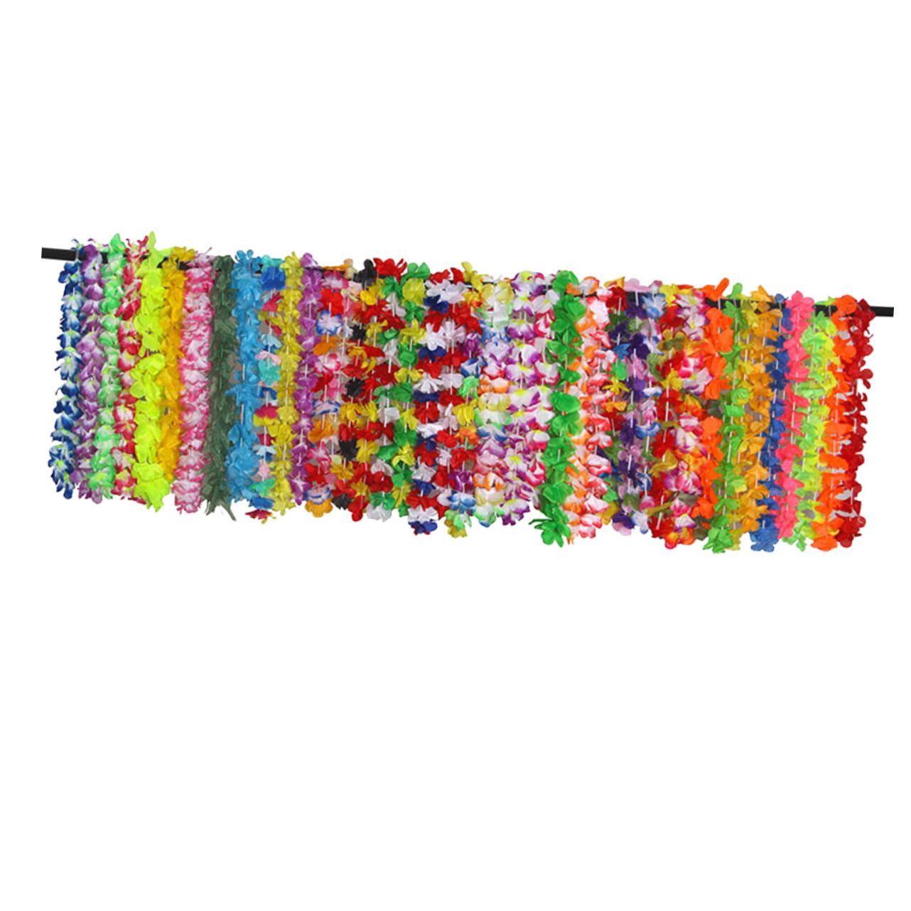 PRETYZOOM 42stücke Hawaii-blumenkette Tropische Luao-Party-gastgeschenk Bunte Künstliche Blumen Strand-Hula-kostüm-Accessoires Hawaii-Girlande Hawaii-Halskette