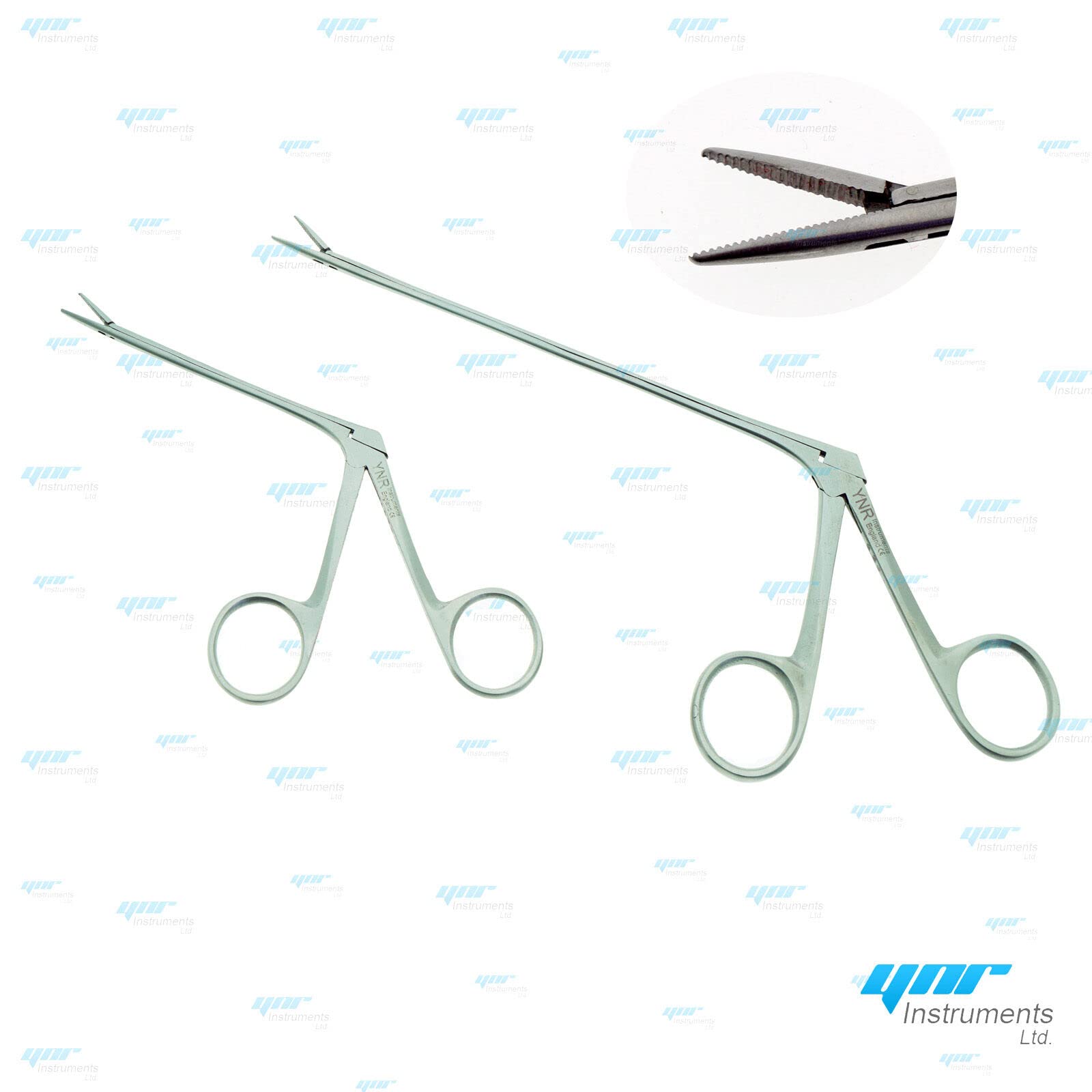 5 Pezzi Set Hartmann Orecchie Speculum 2 x Micro Alligatore Ent Chirurgico