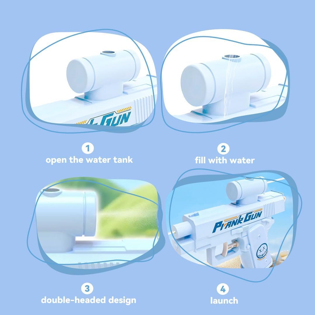 Pistolet à Eau Farceur, Pistolet à Eau Bidirectionnel Compulsif, 2025