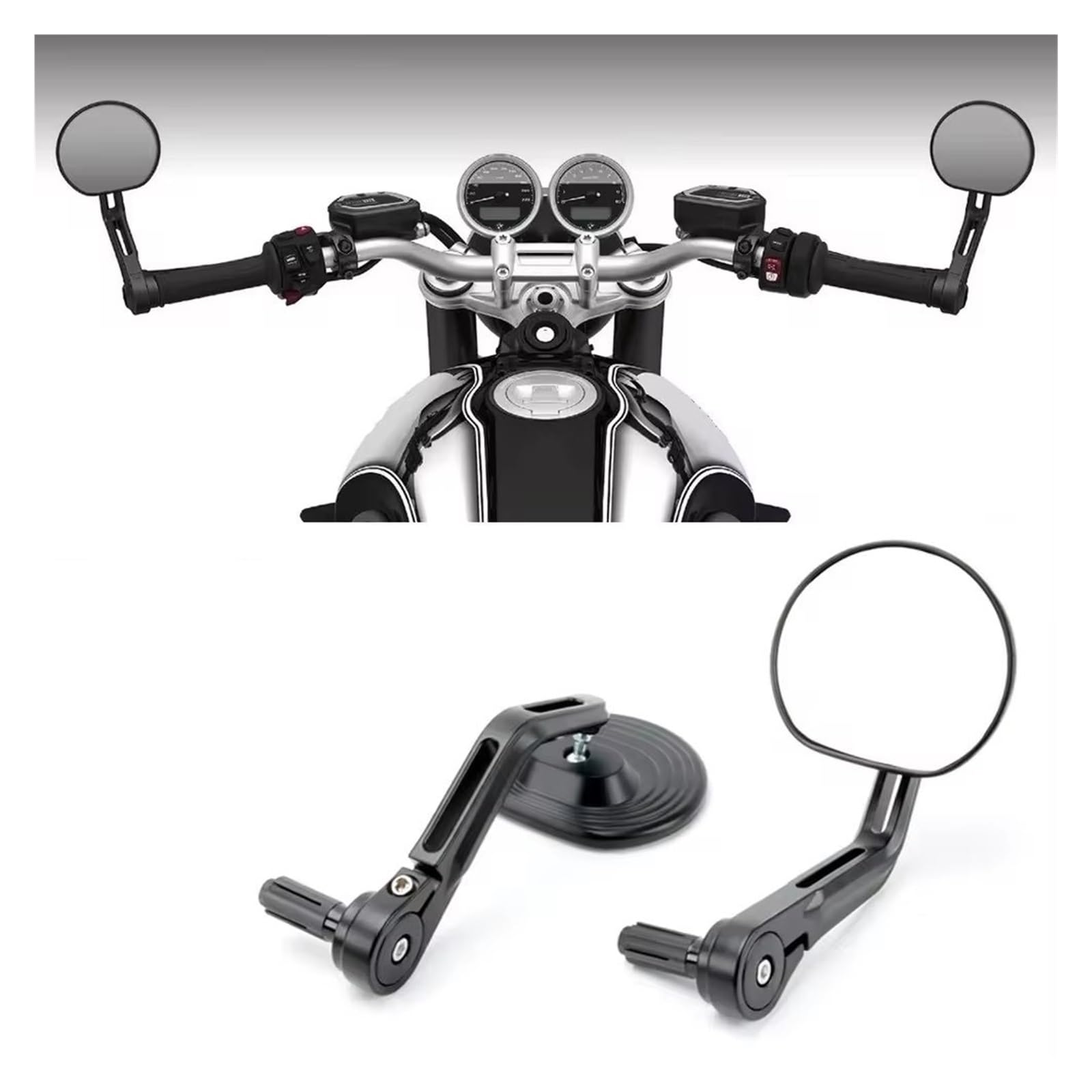 Specchietti Moto Manubrio Per BMW Per Rninet Per Scrambler Per Per Scrambler Per Urban G/S Specchietto retrovisore moto Accessori
