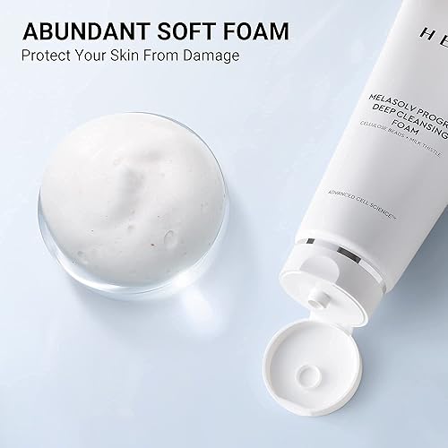 Miniatura 6 de HERA Amorepacific - Limpiador facial espumoso, espuma profesional de limpieza profunda con cuentas de celulosa y cardo mariano, limpiador de espuma