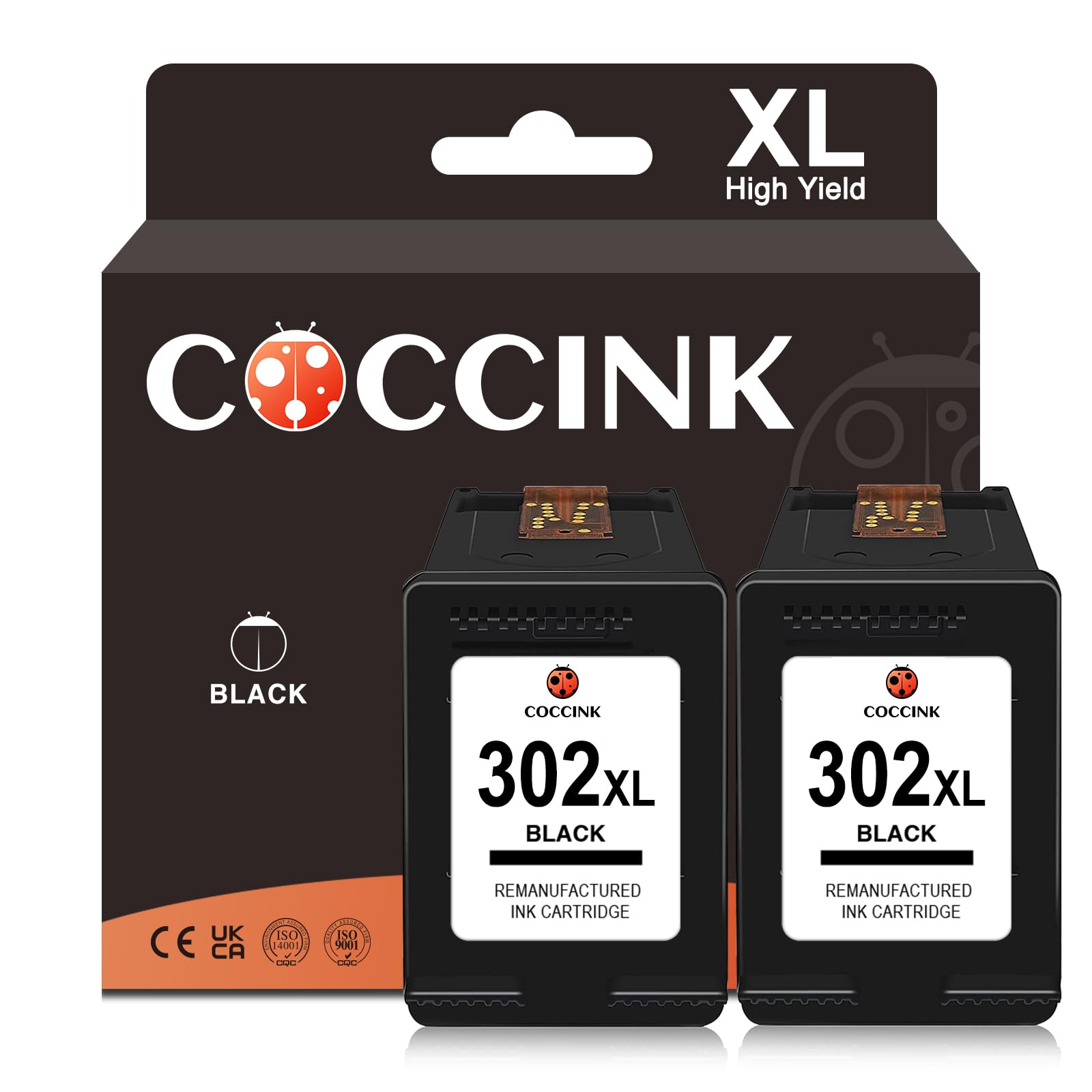 HP 302 Pack De 2 Cartouches D'encre Noire Et Trois Couleurs Authentiques (X4D37AE) Pour HP DeskJet 2130/3630 Et HP OfficeJet 3830 - Informatique