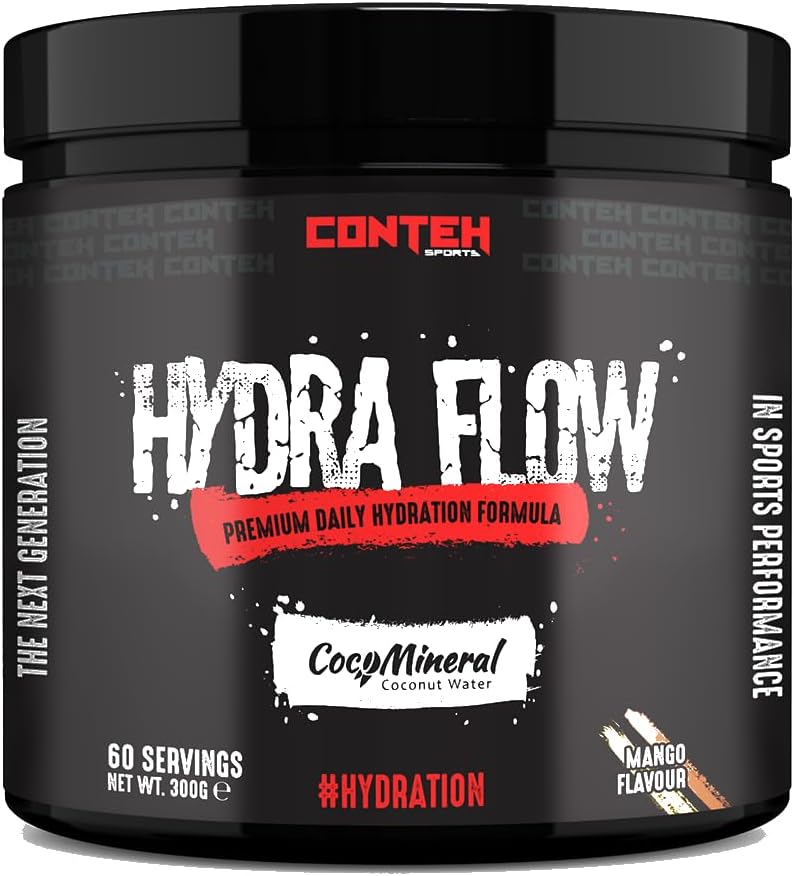 Hydra Flow Electrolyte Powder with CocoMineral® | Premium Daily Hydration Supplement | Replenish Electrolytes & Vitamins | 30 Servings | Post-Workout & Daily Use (Cola Bottles)