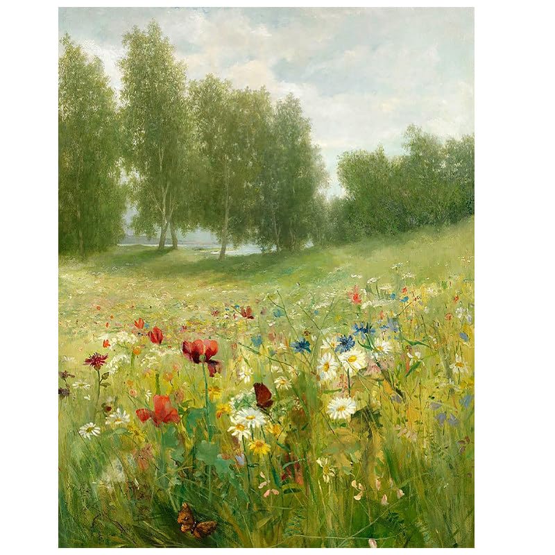 Tableau contemporain texturé à l'huile, décoration de chambre 40x60
