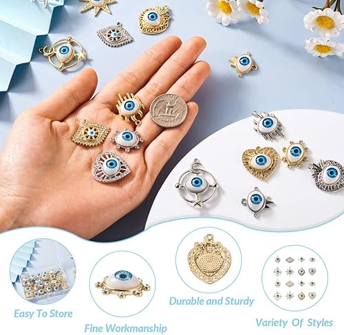 Miniatura 4 de Dijes contra el mal de, Platino Diamante de imitación, Diamante de Imitación