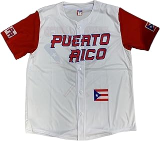 Jersey Baseball Puerto Rico (Small - Medium)