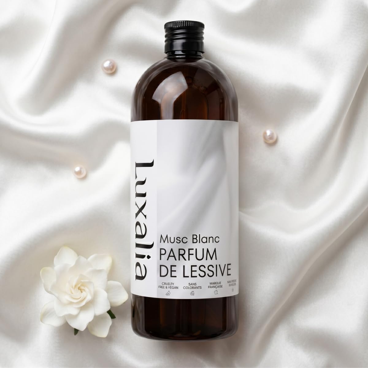 Parfum de Lessive Musc Blanc - Hautement Parfumé - Luxalia - 500ml