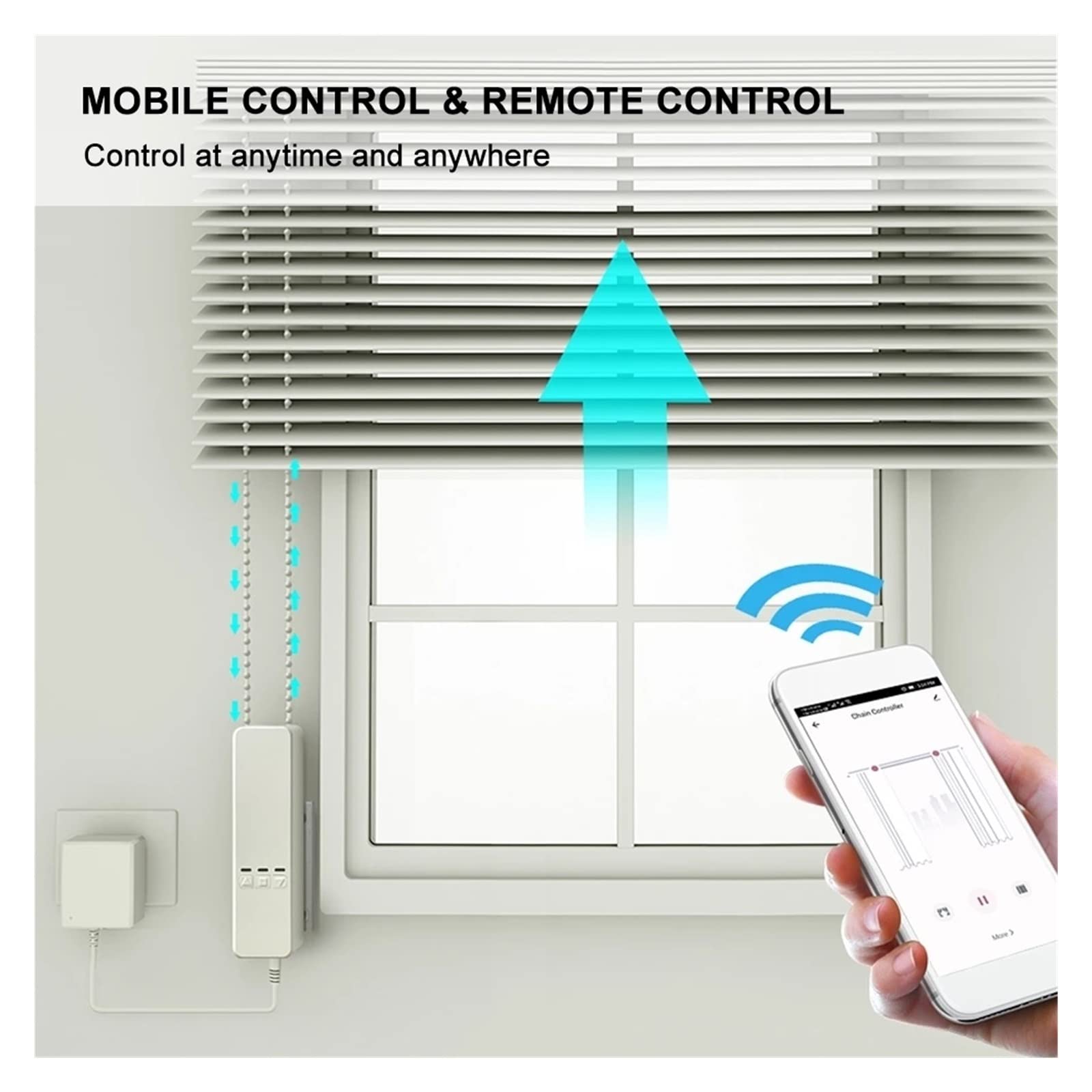 Inteligentna zasłona Inteligentny silnik rolet Tuya Wifi, elektryczny silnik kurtyny migawki WiFi, zdalne sterowanie głosem działa z domem