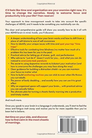 ADHD Time Management Toolkit For Adults: 13 Exercises With Step-by-step Strategies To Plan Your Day, Stay Focused, And Get More Done Even When You Feel Scattered And Overwhelmed