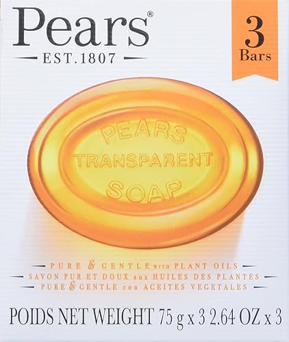 Miniatura 2 de Barra de jabón transparente Pears con aceite natural, 12 barras, 2.64 onzas cada una