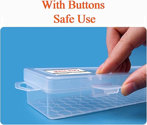 Miniatura 4 de Estuche de plástico para pinceles de pintura larga para artista, contenedor de pinceles de acuarela de arte en miniatura de viaje duro sin pinceles,