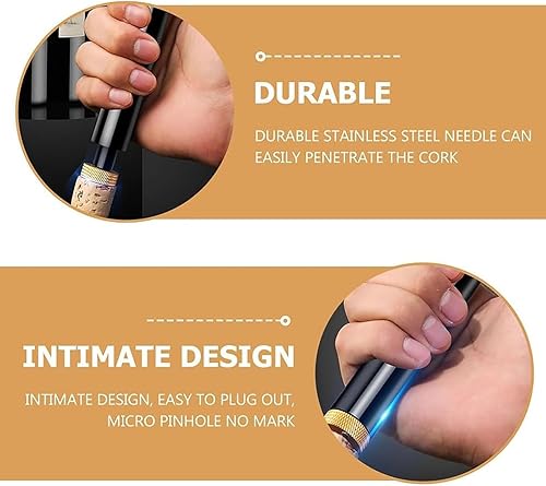 Miniatura 4 de Wine Opener, MIni Wine Opener, Travel Portable Pocket Air Pressure Pump Wine Bottle Opener, Travel Porta for Home, Restaurant, Party (Red)