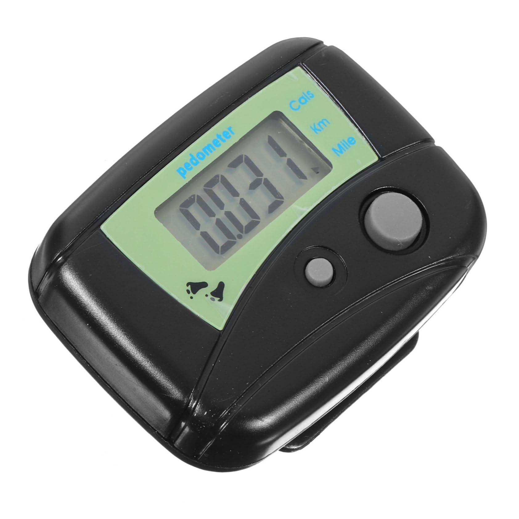 Kisangel Lot de 10 Podomètres Numériques Multifonctions avec Écran LCD Compteur De Compteur De Calories Podomètre pour Le Fitness Noir